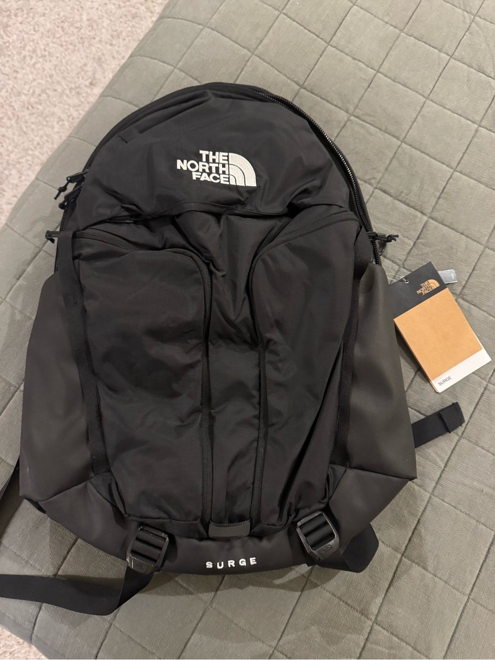 The North Face Surge Black Backpack